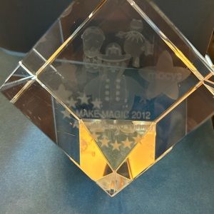 DISNEY MAKE MAGIC 2012 Annual Award Winner Paperweight